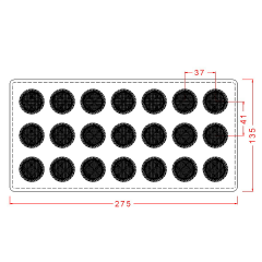 Round   Praline   Chocolate   Mould   No: 48