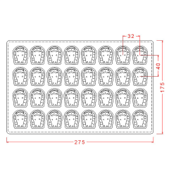 Horse   Praline   Chocolate   Mould   No: 39