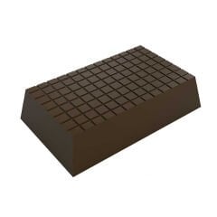 Rectangle   Praline   With   Lines   Chocolate   Mould   No:   38