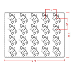 Turtle   Chocolate   Mould   No: 34