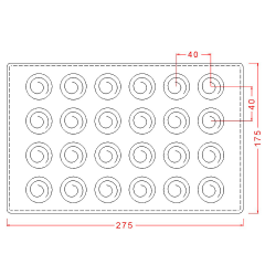 Yuvarlak Spesiyal Çikolata Kalıbı No: 32