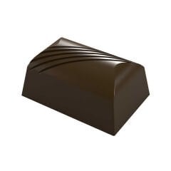 Rectangular   Praline   With   Stripes   Chocolate   Mould   No:   23