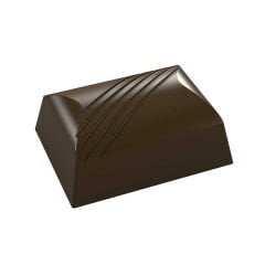 Rectangular   Praline   With   Stripes   Chocolate   Mould   No:   22